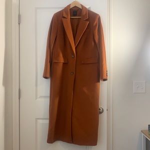 Alex Maria. Size 12. Wool blend silk lined trench coat.